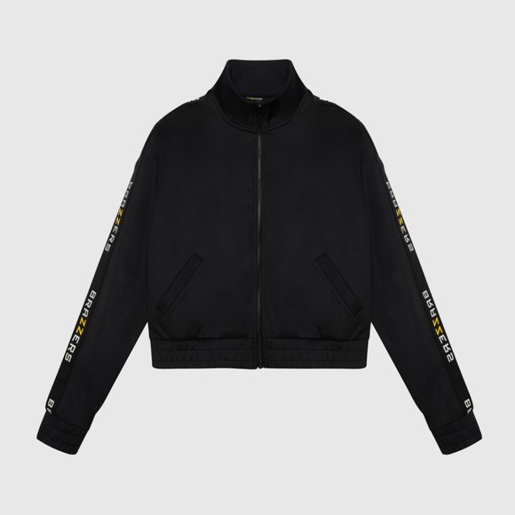 BRAZZERS Black Women's Track Jacket - Picture 4 of 4